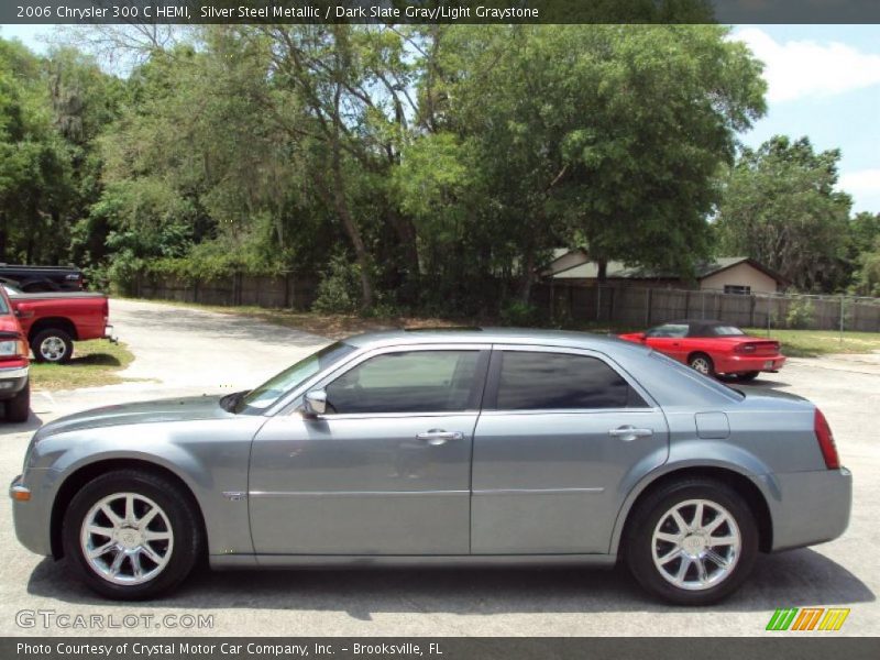 Silver Steel Metallic / Dark Slate Gray/Light Graystone 2006 Chrysler 300 C HEMI