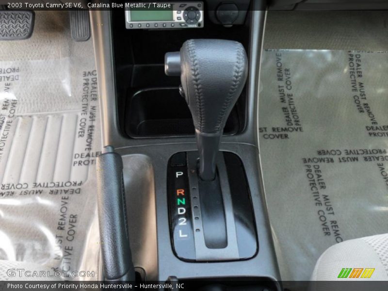 Catalina Blue Metallic / Taupe 2003 Toyota Camry SE V6