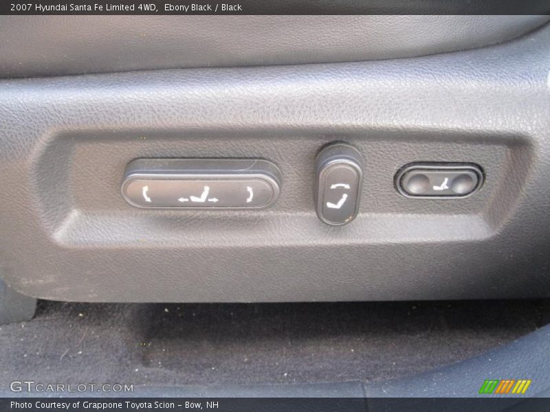 Ebony Black / Black 2007 Hyundai Santa Fe Limited 4WD