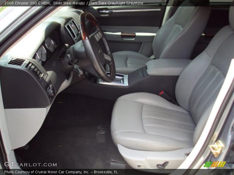 Silver Steel Metallic / Dark Slate Gray/Light Graystone 2006 Chrysler 300 C HEMI