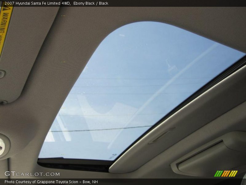 Ebony Black / Black 2007 Hyundai Santa Fe Limited 4WD