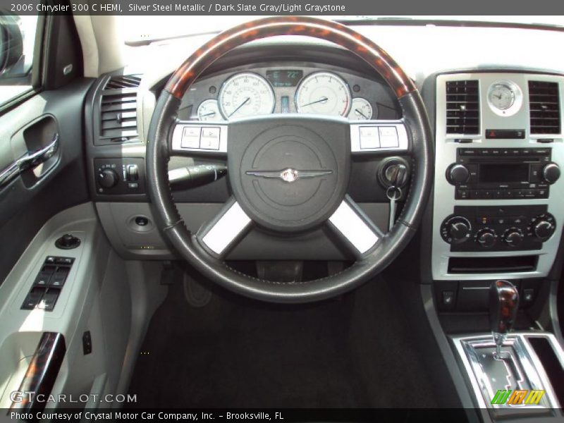 Silver Steel Metallic / Dark Slate Gray/Light Graystone 2006 Chrysler 300 C HEMI