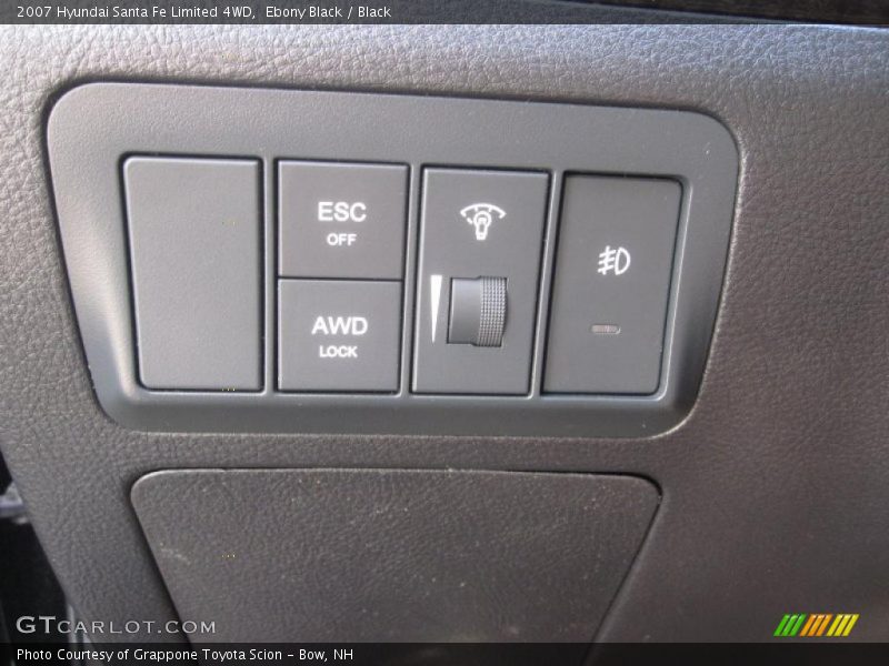 Ebony Black / Black 2007 Hyundai Santa Fe Limited 4WD