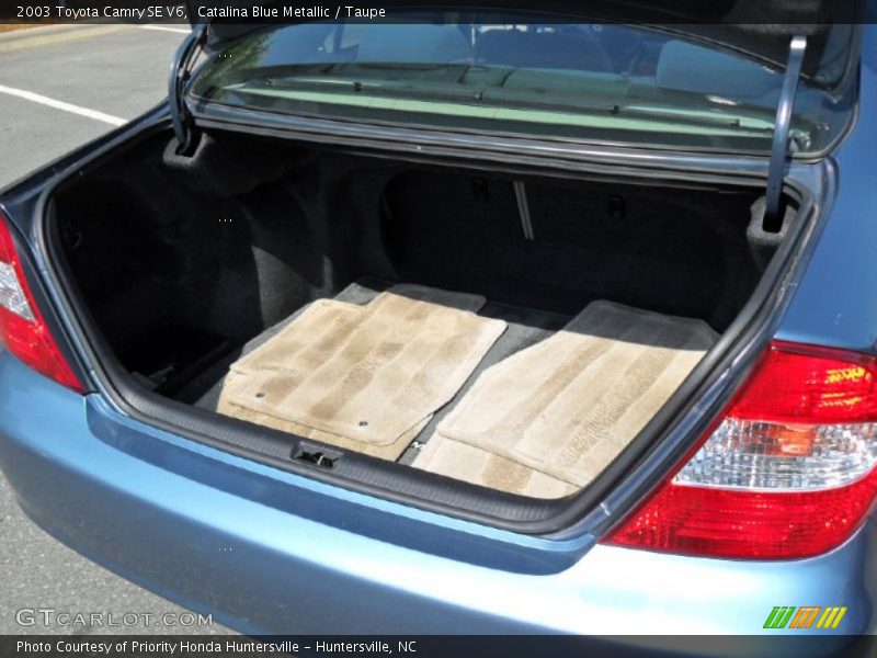 Catalina Blue Metallic / Taupe 2003 Toyota Camry SE V6