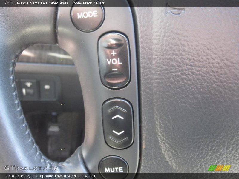 Ebony Black / Black 2007 Hyundai Santa Fe Limited 4WD