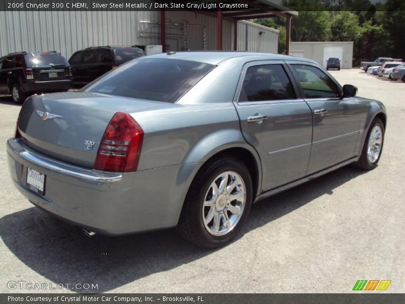 Silver Steel Metallic / Dark Slate Gray/Light Graystone 2006 Chrysler 300 C HEMI