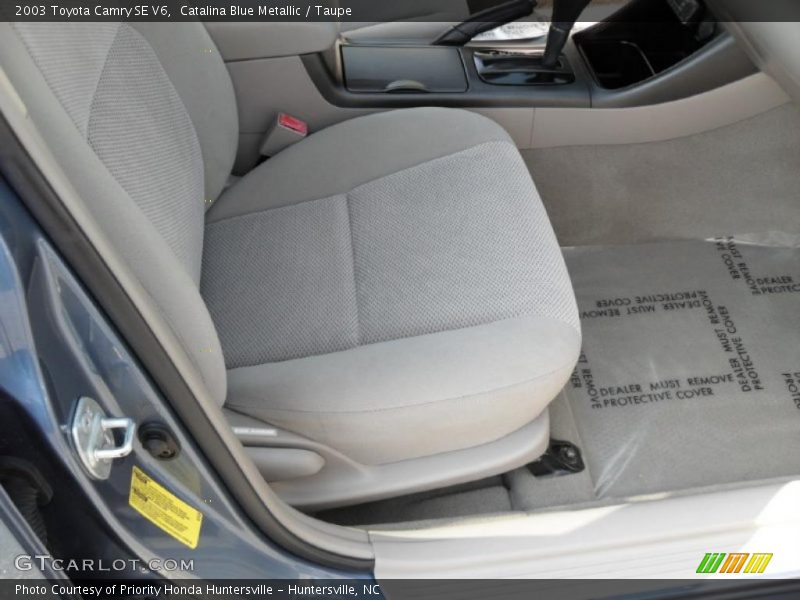 Catalina Blue Metallic / Taupe 2003 Toyota Camry SE V6