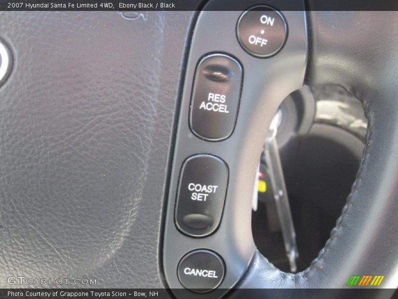 Ebony Black / Black 2007 Hyundai Santa Fe Limited 4WD