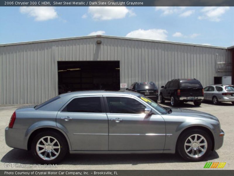 Silver Steel Metallic / Dark Slate Gray/Light Graystone 2006 Chrysler 300 C HEMI