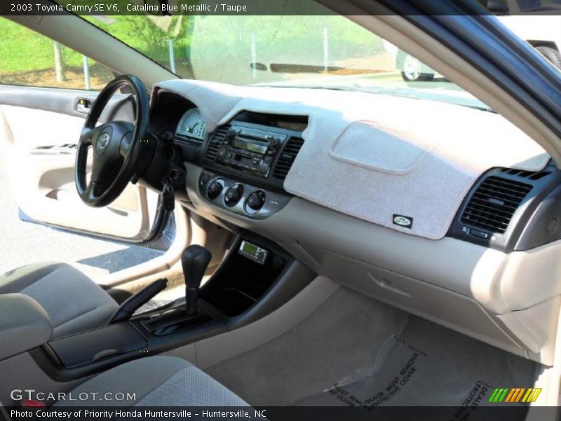 Catalina Blue Metallic / Taupe 2003 Toyota Camry SE V6