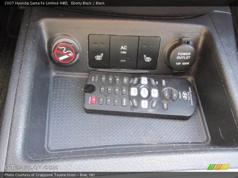 Ebony Black / Black 2007 Hyundai Santa Fe Limited 4WD