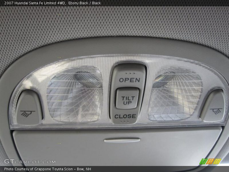 Ebony Black / Black 2007 Hyundai Santa Fe Limited 4WD