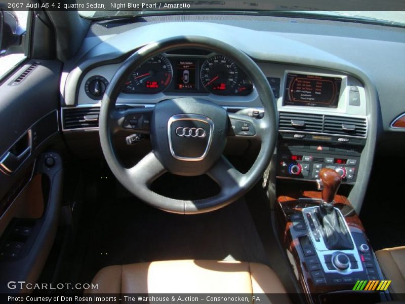 Night Blue Pearl / Amaretto 2007 Audi A6 4.2 quattro Sedan