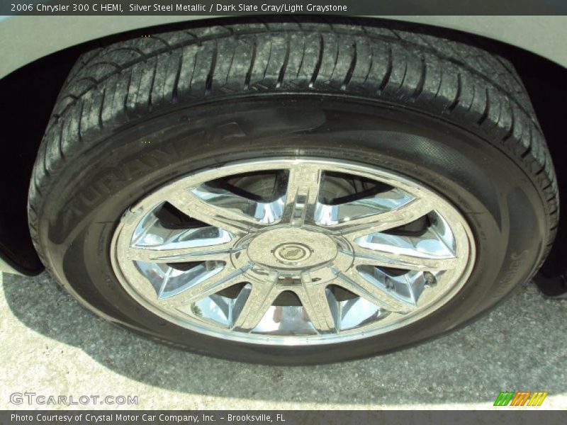 Silver Steel Metallic / Dark Slate Gray/Light Graystone 2006 Chrysler 300 C HEMI