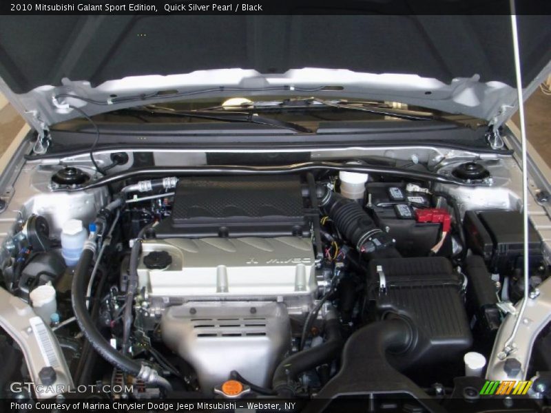 Quick Silver Pearl / Black 2010 Mitsubishi Galant Sport Edition