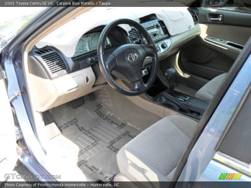Catalina Blue Metallic / Taupe 2003 Toyota Camry SE V6