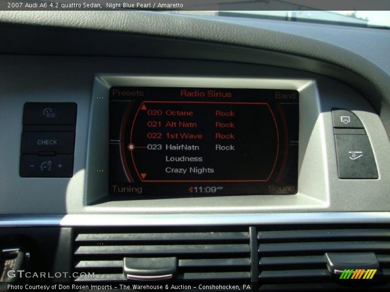 Night Blue Pearl / Amaretto 2007 Audi A6 4.2 quattro Sedan