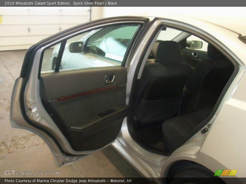 Quick Silver Pearl / Black 2010 Mitsubishi Galant Sport Edition