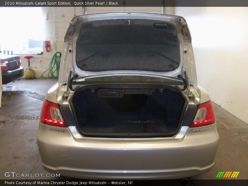 Quick Silver Pearl / Black 2010 Mitsubishi Galant Sport Edition