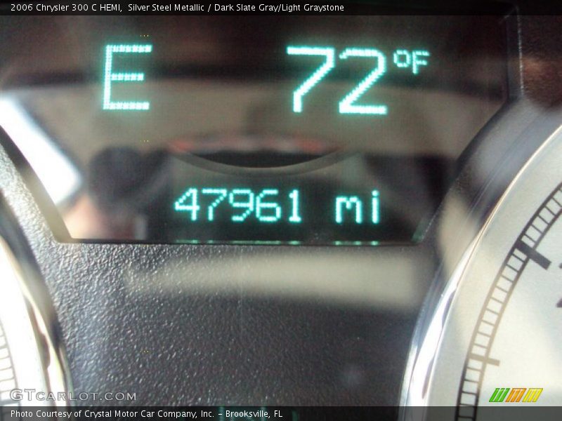 Silver Steel Metallic / Dark Slate Gray/Light Graystone 2006 Chrysler 300 C HEMI