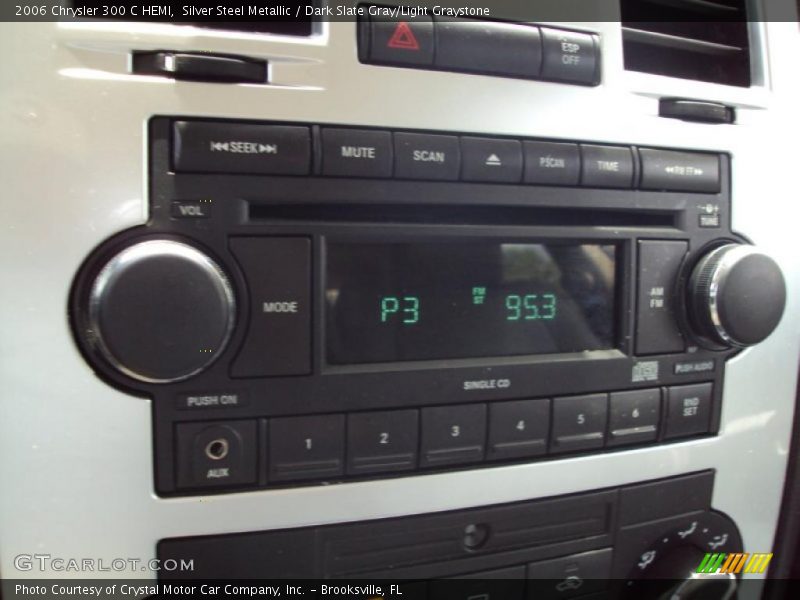 Silver Steel Metallic / Dark Slate Gray/Light Graystone 2006 Chrysler 300 C HEMI