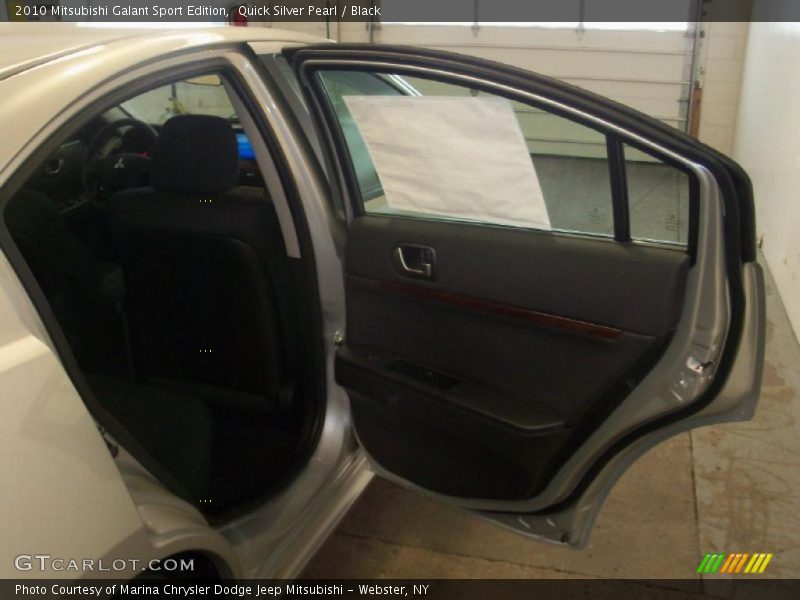 Quick Silver Pearl / Black 2010 Mitsubishi Galant Sport Edition