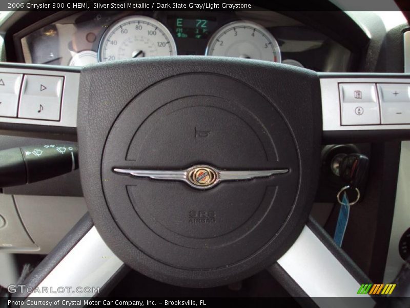 Silver Steel Metallic / Dark Slate Gray/Light Graystone 2006 Chrysler 300 C HEMI