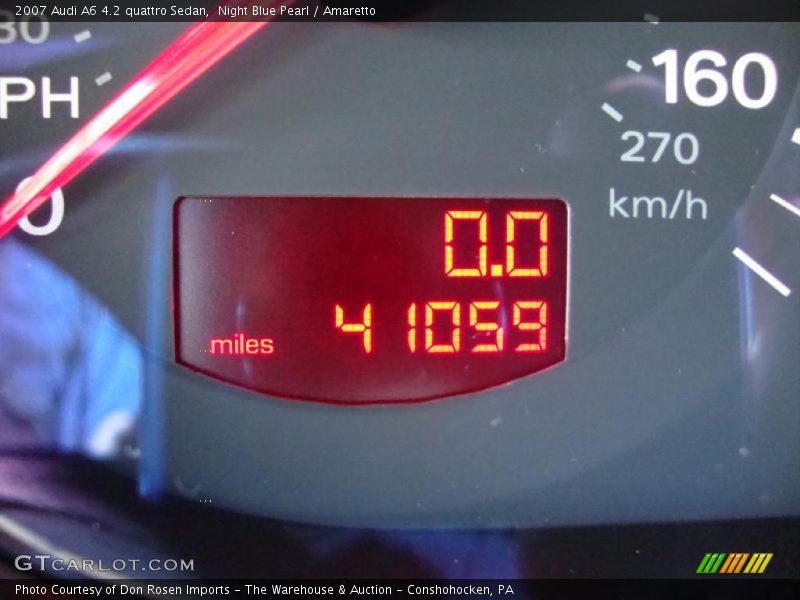 Night Blue Pearl / Amaretto 2007 Audi A6 4.2 quattro Sedan