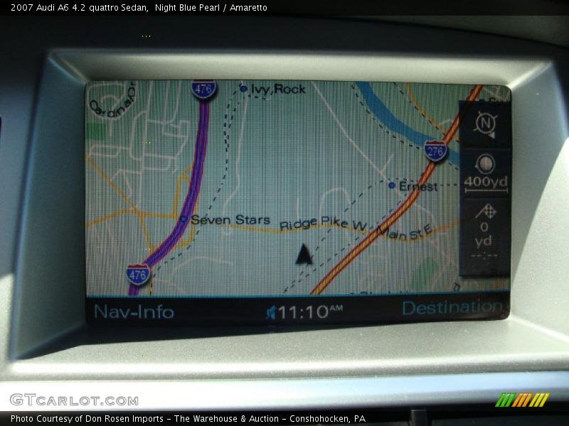 Night Blue Pearl / Amaretto 2007 Audi A6 4.2 quattro Sedan