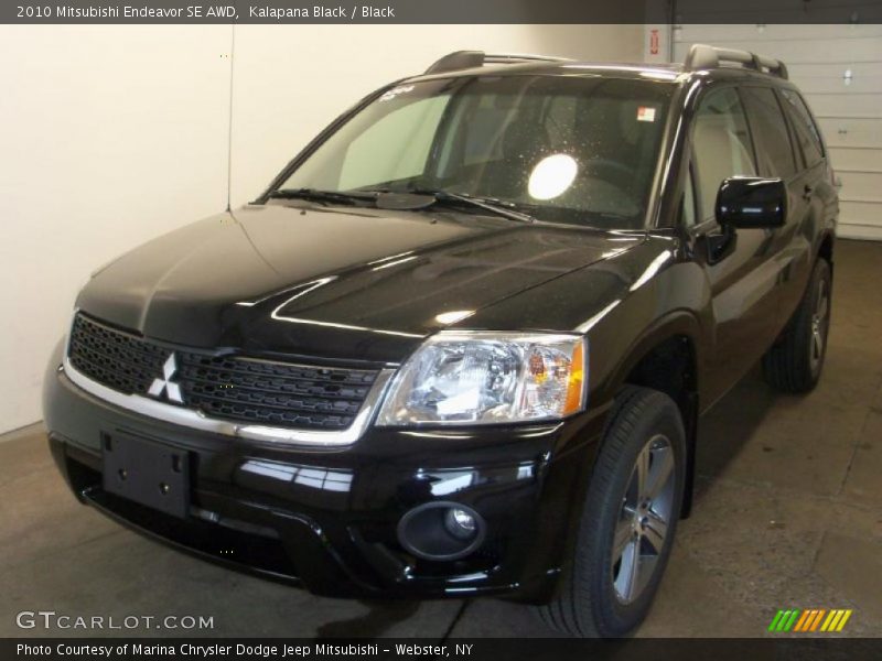 Kalapana Black / Black 2010 Mitsubishi Endeavor SE AWD