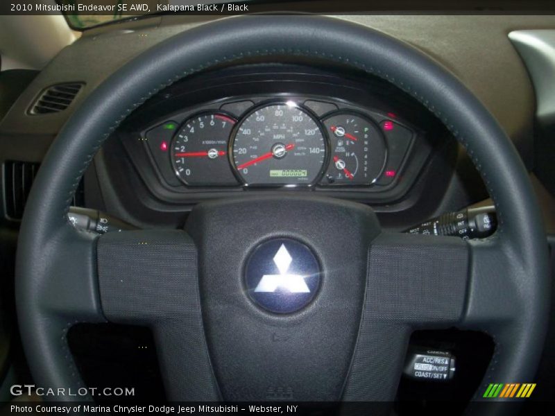 Kalapana Black / Black 2010 Mitsubishi Endeavor SE AWD