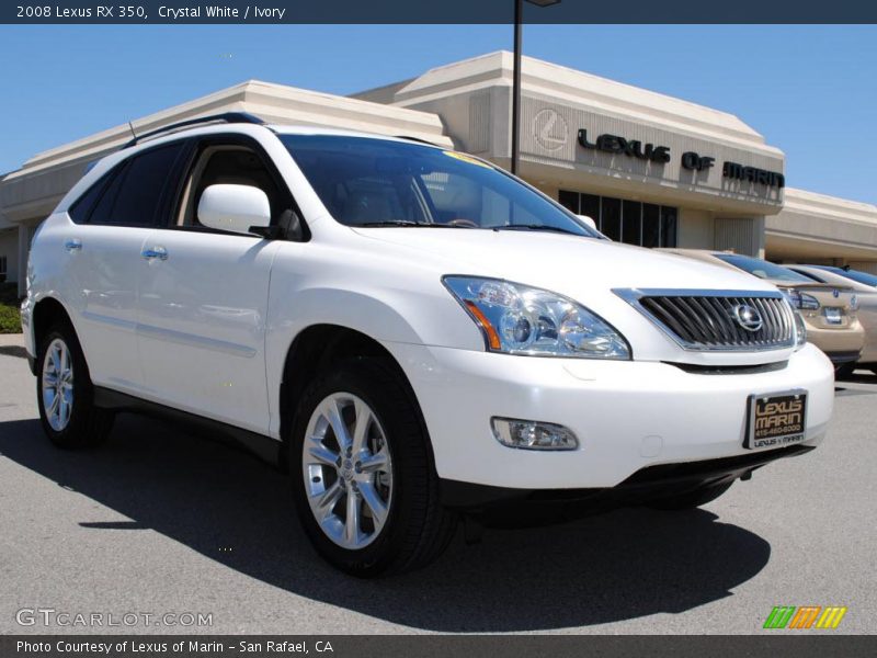 Crystal White / Ivory 2008 Lexus RX 350