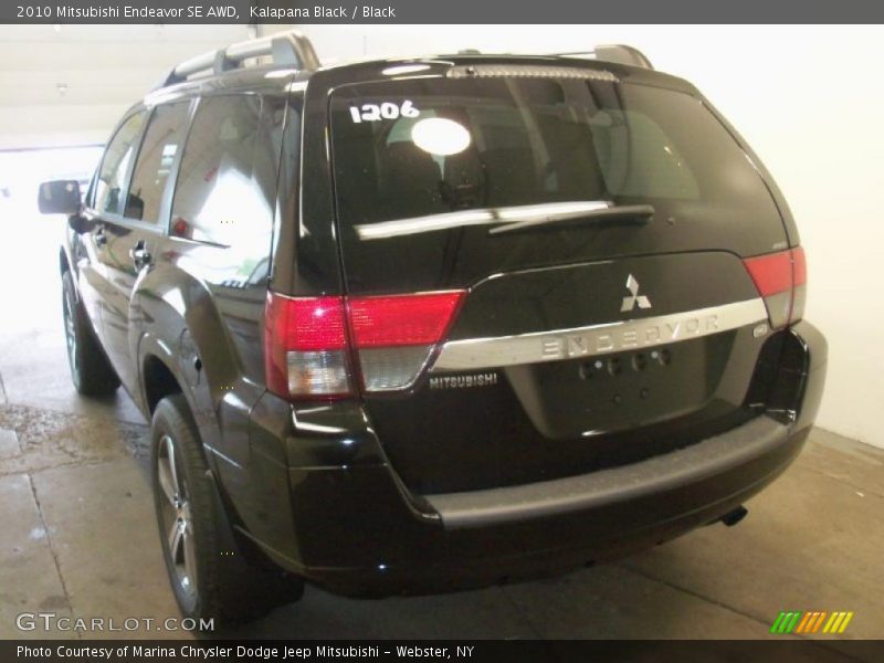 Kalapana Black / Black 2010 Mitsubishi Endeavor SE AWD
