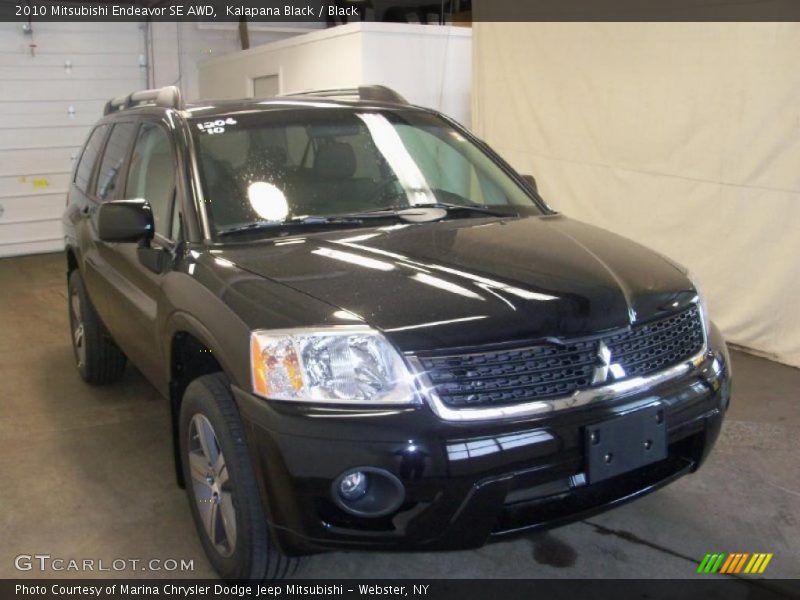 Kalapana Black / Black 2010 Mitsubishi Endeavor SE AWD