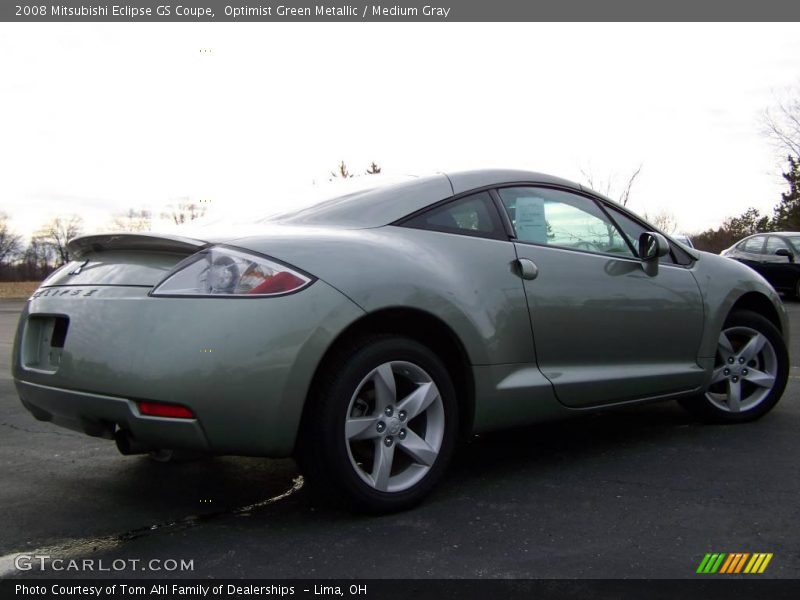 Optimist Green Metallic / Medium Gray 2008 Mitsubishi Eclipse GS Coupe