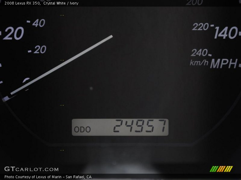 Crystal White / Ivory 2008 Lexus RX 350