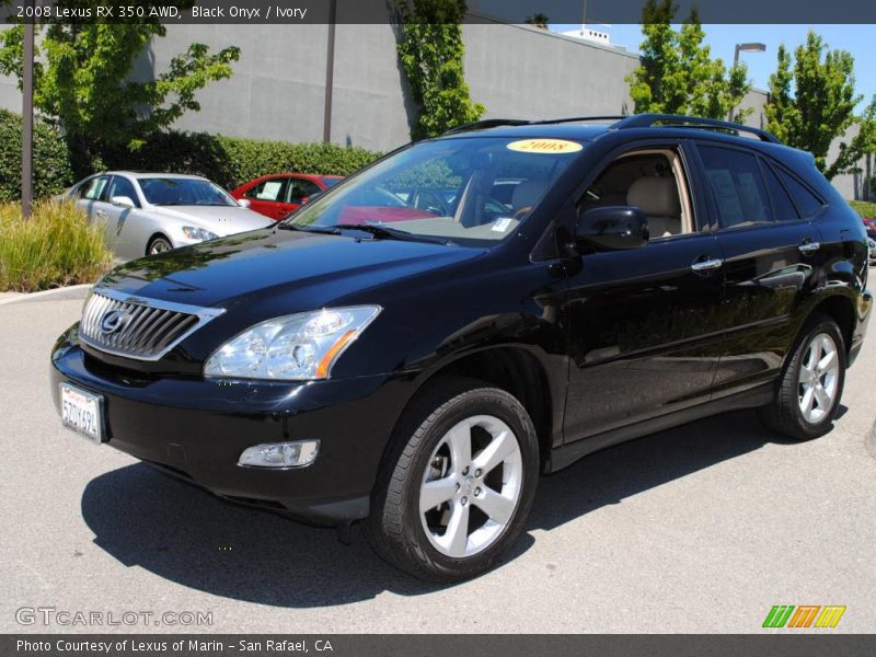 Black Onyx / Ivory 2008 Lexus RX 350 AWD
