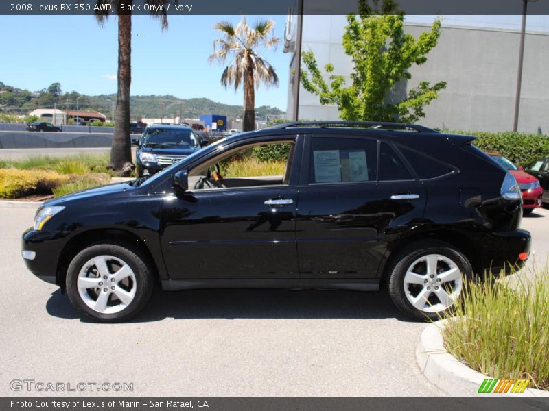 Black Onyx / Ivory 2008 Lexus RX 350 AWD