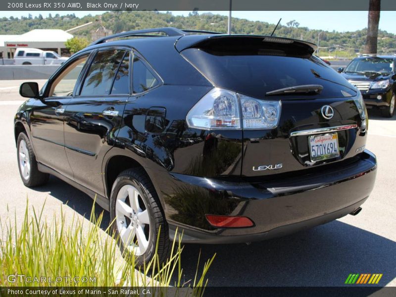 Black Onyx / Ivory 2008 Lexus RX 350 AWD