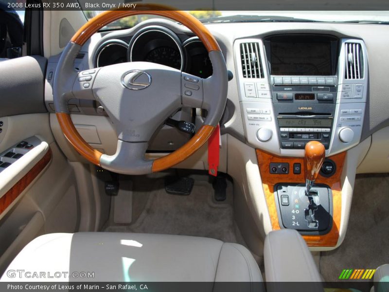 Black Onyx / Ivory 2008 Lexus RX 350 AWD