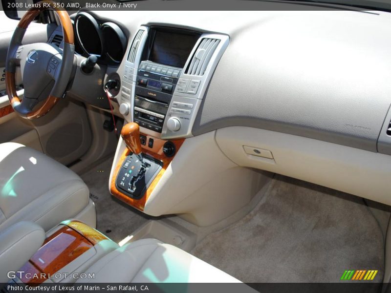 Black Onyx / Ivory 2008 Lexus RX 350 AWD