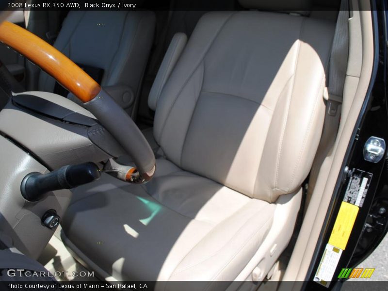 Black Onyx / Ivory 2008 Lexus RX 350 AWD