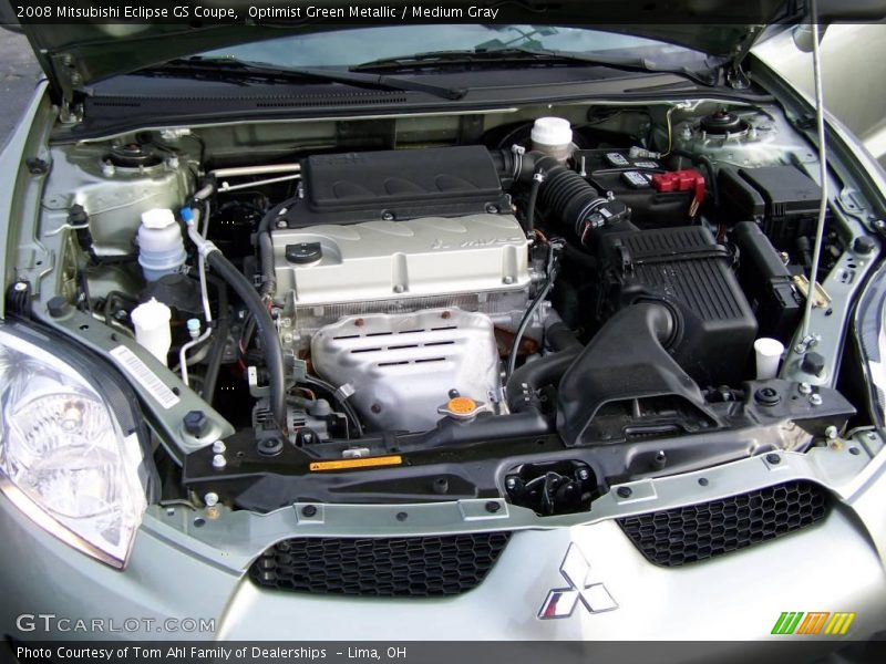 Optimist Green Metallic / Medium Gray 2008 Mitsubishi Eclipse GS Coupe
