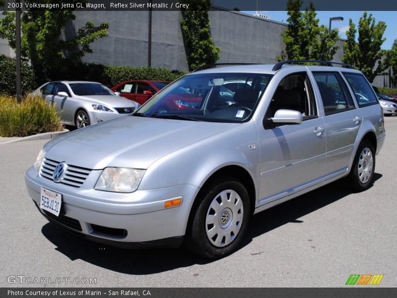 Reflex Silver Metallic / Grey 2003 Volkswagen Jetta GL Wagon