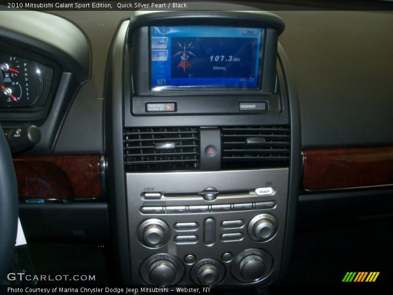 Quick Silver Pearl / Black 2010 Mitsubishi Galant Sport Edition