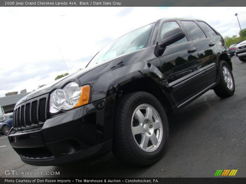 Black / Dark Slate Gray 2008 Jeep Grand Cherokee Laredo 4x4