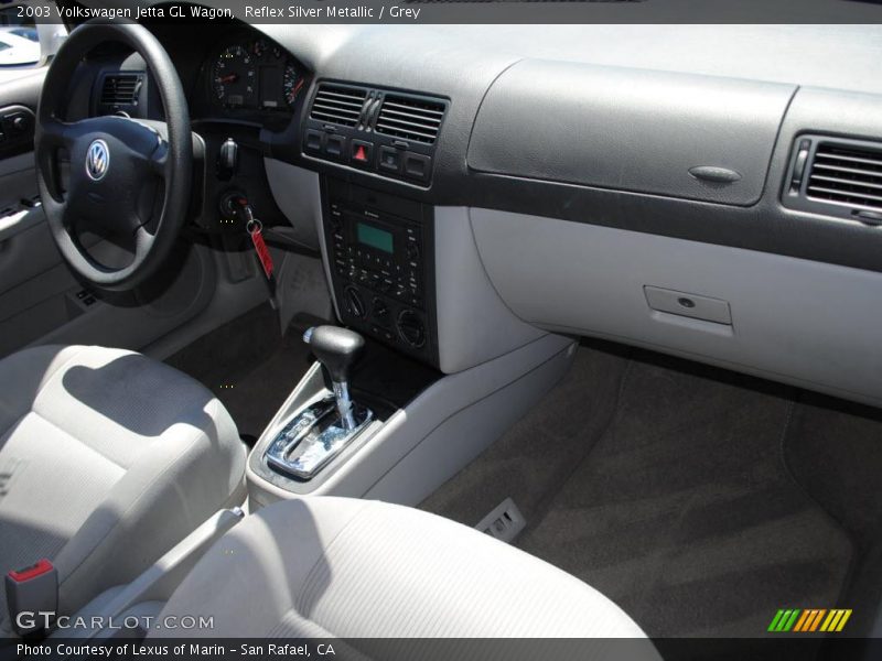 Reflex Silver Metallic / Grey 2003 Volkswagen Jetta GL Wagon