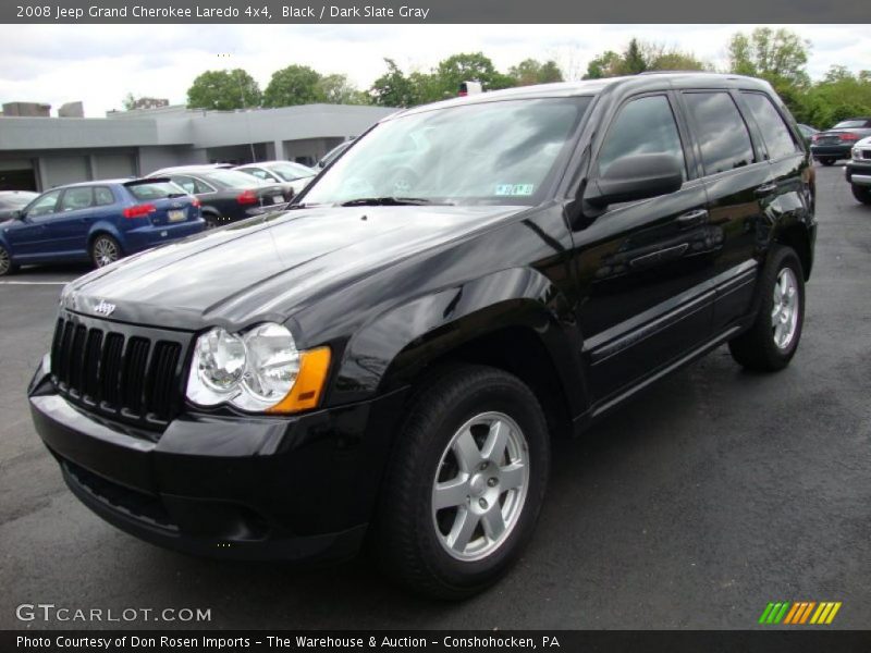 Black / Dark Slate Gray 2008 Jeep Grand Cherokee Laredo 4x4
