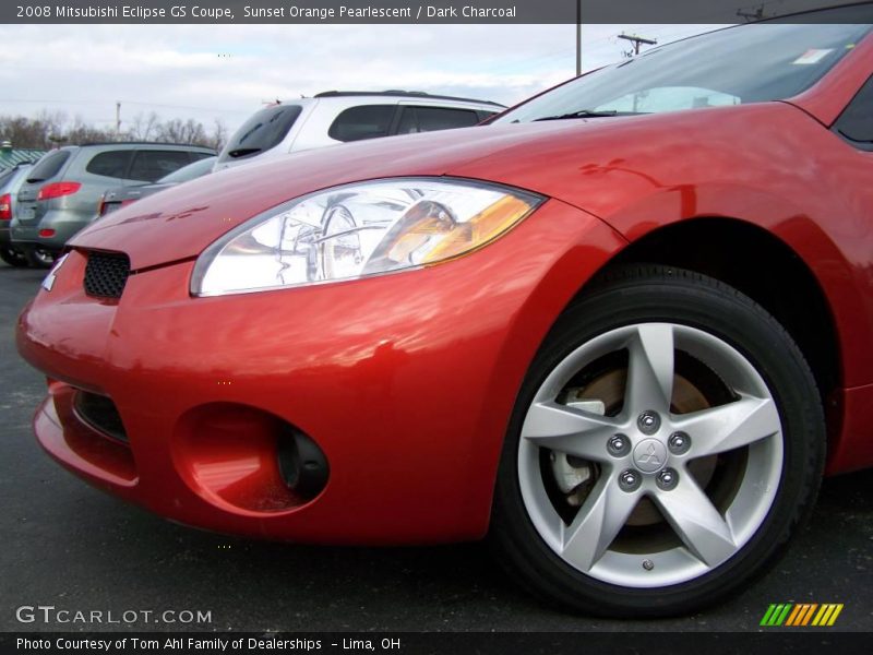 Sunset Orange Pearlescent / Dark Charcoal 2008 Mitsubishi Eclipse GS Coupe