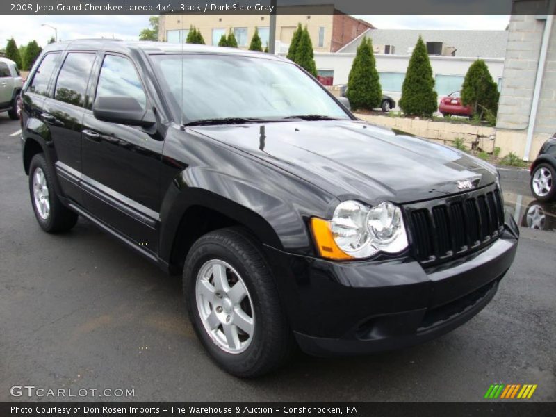 Black / Dark Slate Gray 2008 Jeep Grand Cherokee Laredo 4x4
